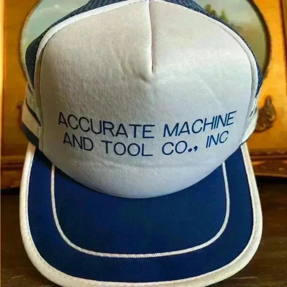 3Stripe Vintage trucker hat 80s SnapBack mesh. Not worn.